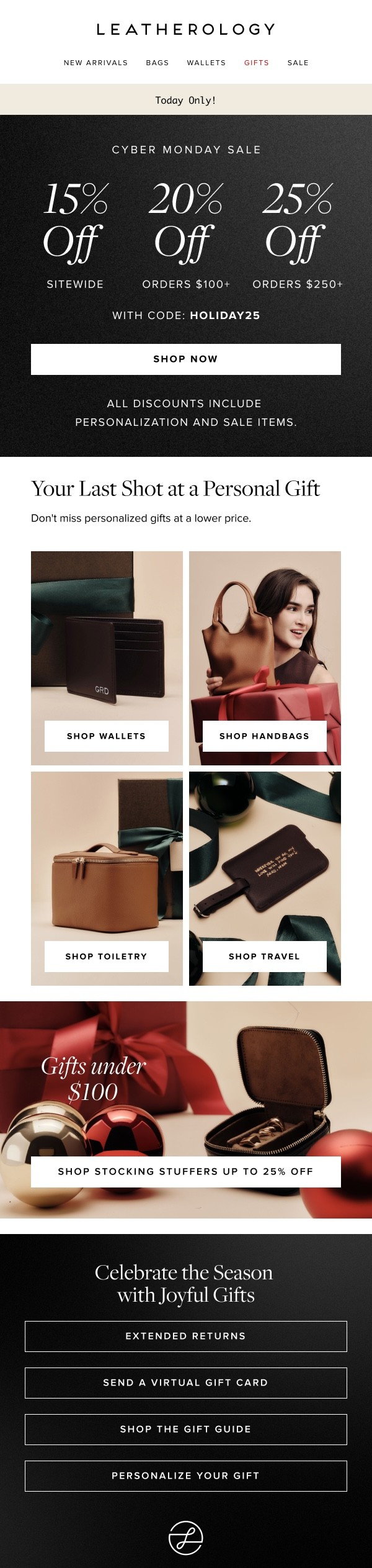 Cyber Monday Email